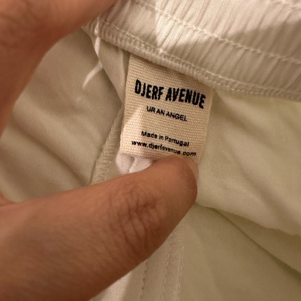 Djerf Avenue Dream Pants Cloud Off-White - Picture 6 of 7